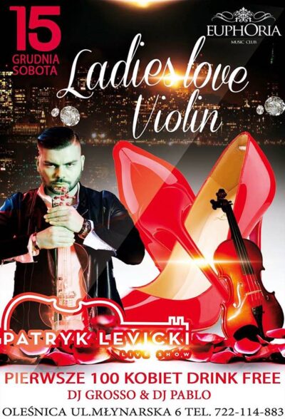 Patryk Levicki wystąpi w sobotę w oleśnickiej Euphorii