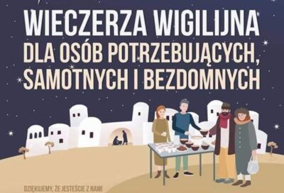 Wigilijna wieczerza dla osób samotnych i potrzebujących w Oleśnicy