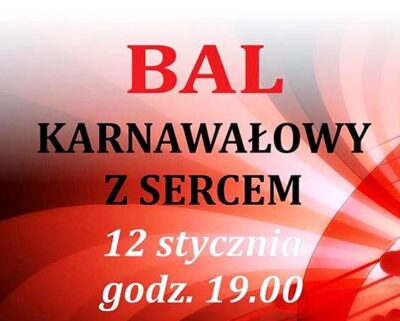 Bal z sercem już 12 stycznia w Bierutowie. Są jeszcze bilety.