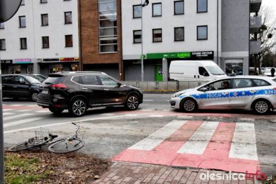 AKTUALIZACJA! Potrącenie rowerzysty przy ul. Wojska Polskiego [ZDJĘCIA]