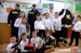 Strażacy z OSP w Ligoty Małej odwiedzili uczniów