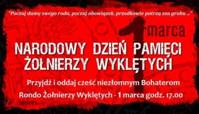 FC Oleśnica Śląsk Wrocław zaprasza na obchody Narodowego Dnia Pamięci Żołnierzy Wyklętych