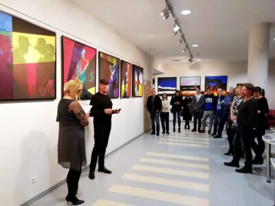 Wernisaż prac Mariana Lorka w oleśnickiej galerii