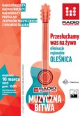 Muzyczna Bitwa Radia Wrocław już 10 marca w oleśnickiej sali widowiskowej