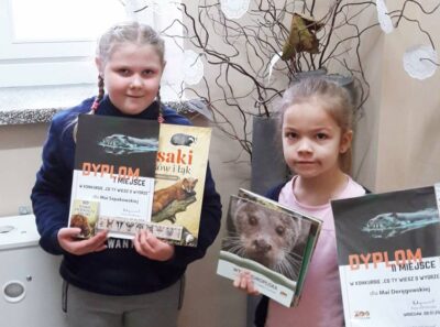 Uczennice SP 2 laureatkami w konkursie plastycznym wrocławskiego ZOO