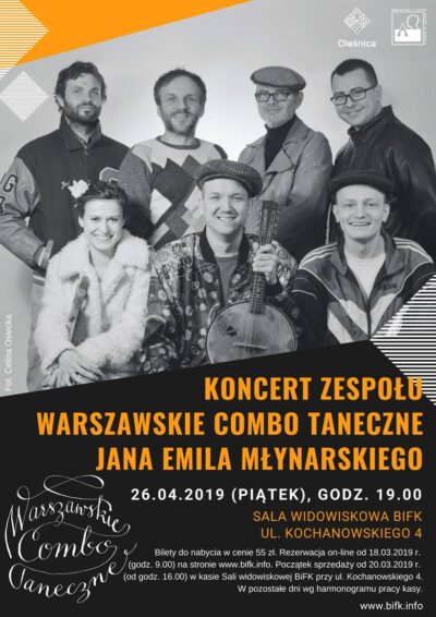 Warszawskie Combo Taneczne z Jankiem Młynarskim w Oleśnicy