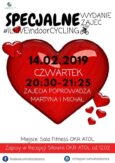OKR Atol zaprasza na walentynkowe zajęcia Indoor Cycling