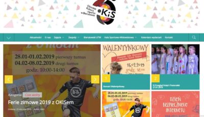 Ośrodek Kultury i Sportu w Bierutowie z nową stroną internetową