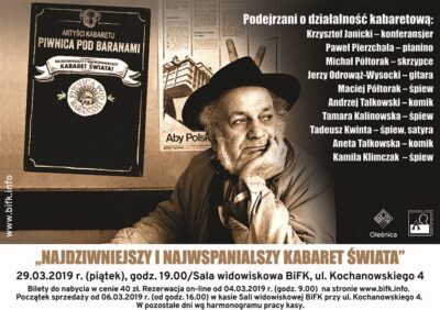 Artyści Piwnicy Pod Baranami na oleśnickiej scenie