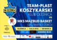 W piątek Team-Plast KK Oleśnica zagra MKS Mazbud Basket Szczawno Zdrój