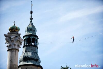 Nowe trasy dla slacklinerów podczas oleśnickiego festiwalu