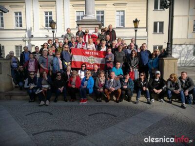 Turyści z mysłowieckiego PTTK w Oleśnicy