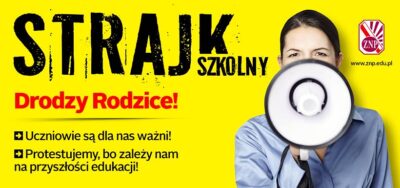 W dniu strajku szkoły będą zamknięte. Opieka nad dziećmi spocznie na rodzicach