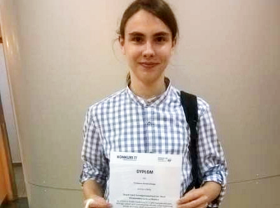 Zdolny młody informatyk z oleśnickiej dwudziestki