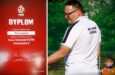 Trener Pogoni Oleśnica Piotr Nasiadek z licencją PZPN Grassroots C
