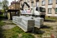 Trwają prace przy remoncie podwórka przy ul. Słonecznej