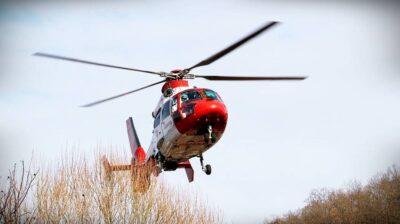 Śmigłowiec krążył przez kilka godzin nad Oleśnicą