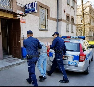 Agresywny 24-latek zatrzymany za posiadanie narkotyków