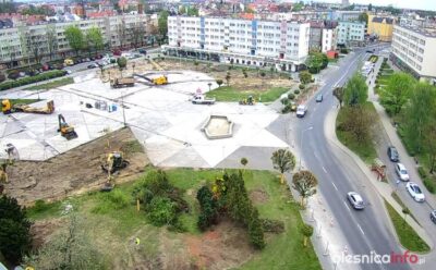 Oglądajcie na żywo przebudowę placu Zwycięstwa