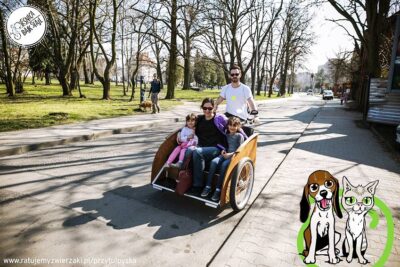 Przejedź się rikszą i wesprzyj Przytul Pyska