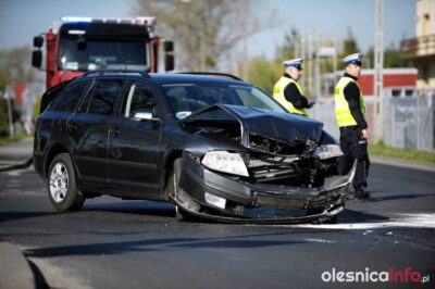 Wypadek w Cieślach. Jedna osoba poszkodowana [ZDJĘCIA]