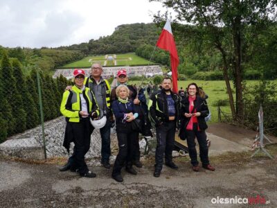 Oleśniccy motocykliści dotarli na Monte Cassino