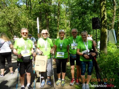 Oleśniccy seniorzy na kolejnych zawodach Nordic Walking