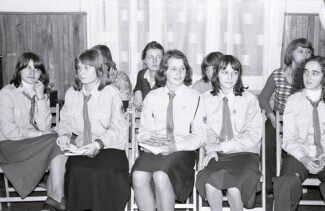 stare zdjęcia_OleśnicyPL_1027_3_3_2_179 - Harcerze podczas Inauguracji roku kulturalnego 1976-20190512