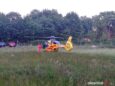 Trudności podczas lądowania śmigłowca LPR. Pilot podejmował trzy próby [AKTUALIZACJA, ZDJĘCIA]