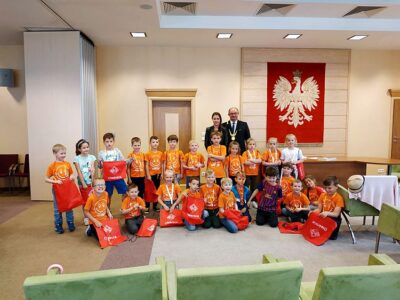 Maluchy z wizytą w oleśnickim ratuszu