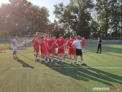 Pierwszy trening Pogoni Oleśnica przed nowym sezonem