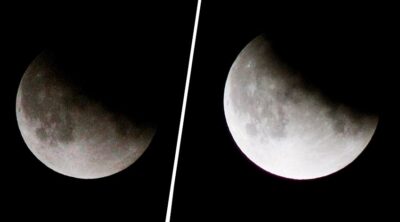 Oleśnicka łowczyni burz sfotografowała zaćmienie księżyca