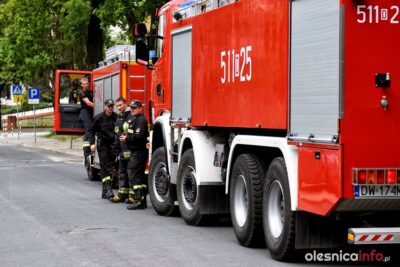 Kobieta poszkodowana w pożarze piwnicy