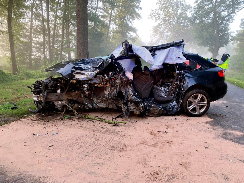 tragiczny wypadek Łukasz P. Jemielna