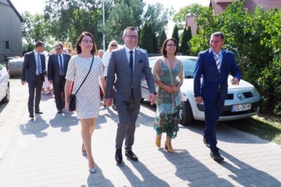 Sołtys dziękuje za zaangażowanie w organizację dożynek