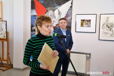 Prace wybitnego współczesnego artysty w oleśnickiej galerii