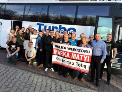 Oleśniczanie jadą kibicować Markowi Matyi