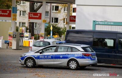 Kradzież na jednej z oleśnickich stacji paliw