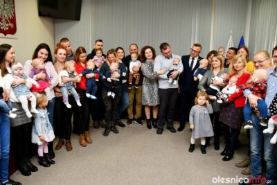 Wójt powitał nowych mieszkańców gminy Oleśnica