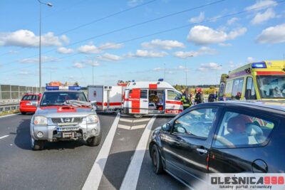 Udało się uratować życie motocykliście, który zasłabł na S8