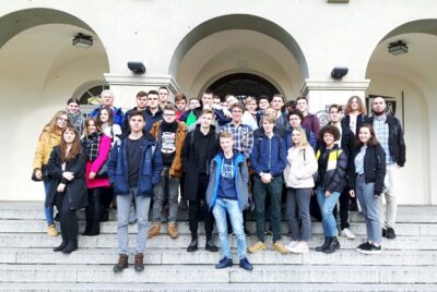 Licealiści na zajęciach na Politechnice Wrocławskiej