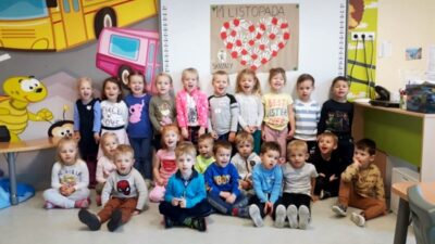 Przedszkolaki z Dobroszyc uczciły święto niepodległości