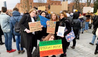 Młodzi oleśniczanie na strajku klimatycznym we Wrocławiu