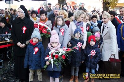 Wojsko na obchodach święta niepodległości w Twardogórze