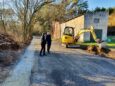 Burmistrzowie robili przegląd remontowanych dróg