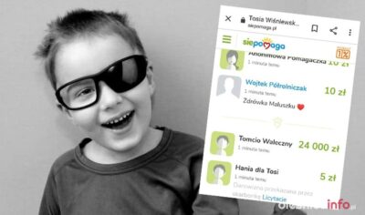 „Nigdy ci tego nie zapomnimy”. Część pieniędzy ze zbiórki Tomcia trafiła do Tosi. Chłopiec zmarł 7 stycznia