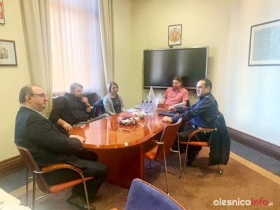 Spotkanie z burmistrzem w sprawie bezpieczeństwa na oleśnickich drogach