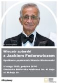 Oleśnicka biblioteka zaprasza na spotkanie z Jackiem Fedorowiczem