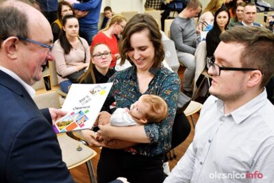 Powitanie najmłodszych mieszkańców Oleśnicy [ZDJĘCIA]