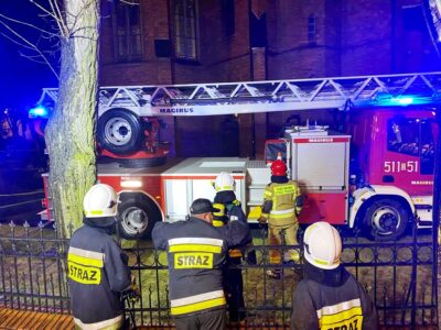 Strażacy wezwani do pożaru w bazylice